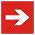 Знак F01-01 200*200 "Направляющая стрелка" пленка ФЭС в Семее